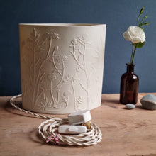 Load image into Gallery viewer, 'Meadow Dance' Porcelain Ellipse Lamp.