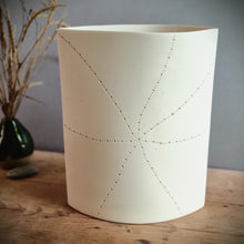 Load image into Gallery viewer, 'Starfish' Porcelain Ellipse Table Lamp