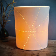 Load image into Gallery viewer, 'Starfish' Porcelain Ellipse Table Lamp