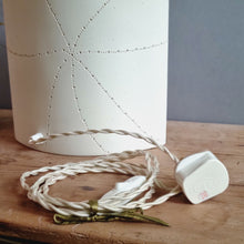 Load image into Gallery viewer, 'Starfish' Porcelain Ellipse Table Lamp