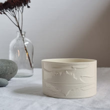 Load image into Gallery viewer, &#39;St.Michaels Mount&#39; Porcelain Tealight Pot

