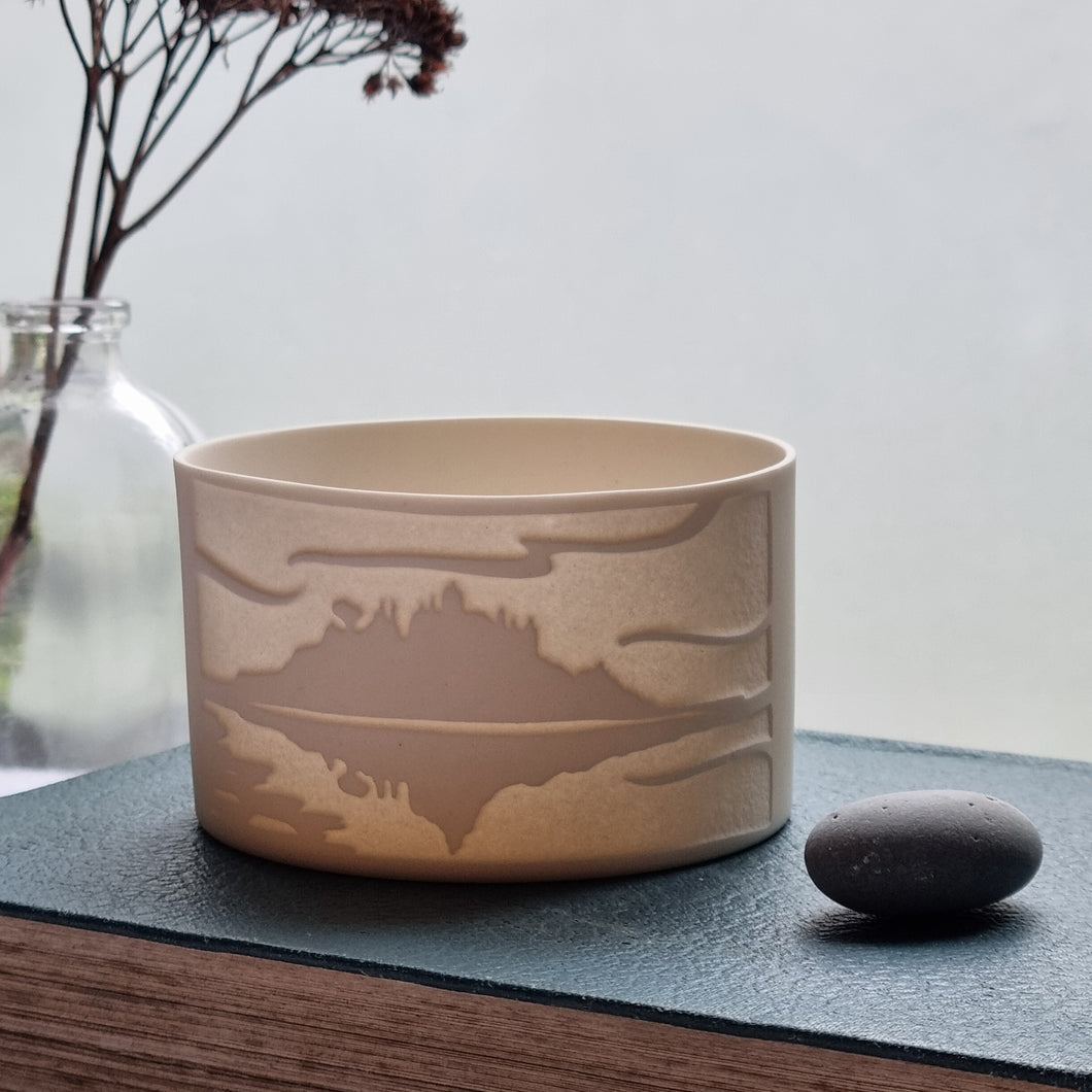 'St.Michaels Mount' Porcelain Tealight Pot