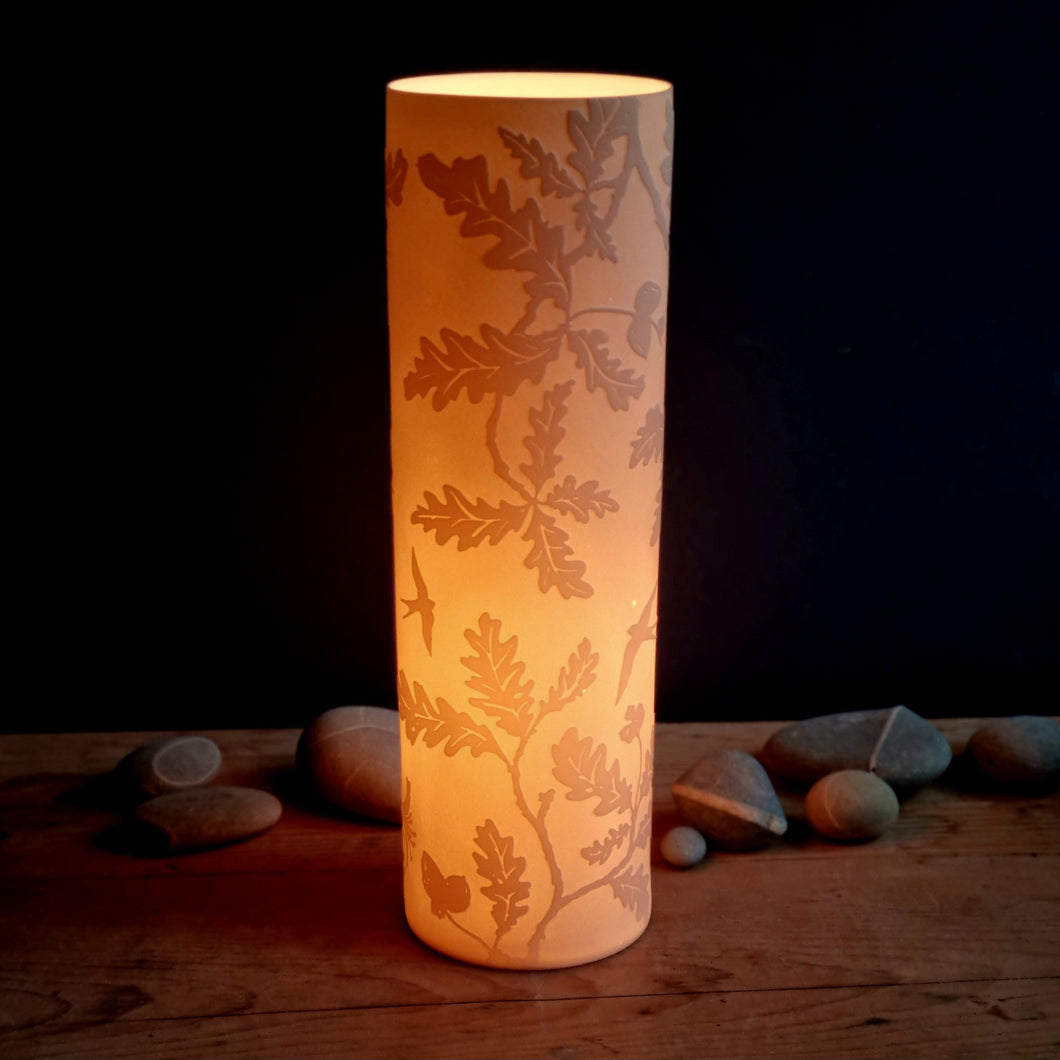 'Oak' Porcelain Table Lamp