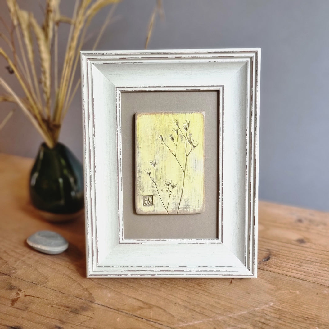 'Ephemera' Framed Wall Tile