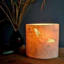 Load image into Gallery viewer, Bumble Bee Porcelain Ellipse Lamp

