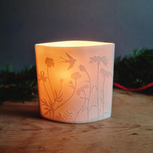 Load image into Gallery viewer, 'Meadow Muse' Porcelain Ellipse Lamp
